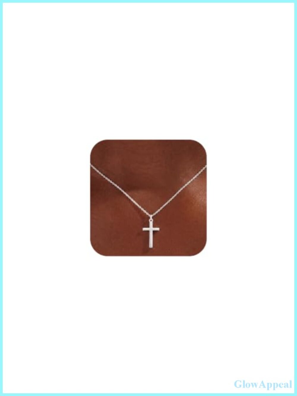 S925 Sterling Silver Dainty Cross Pendant Necklace for Women Christian Jewelry